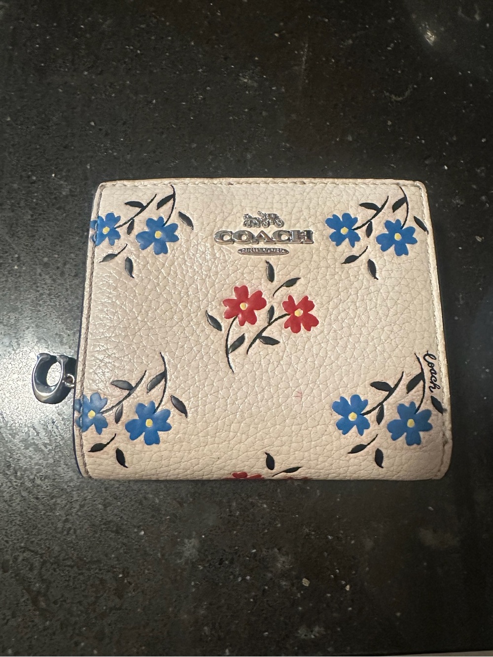 Coach Wallet Antique Floral/Chalk
